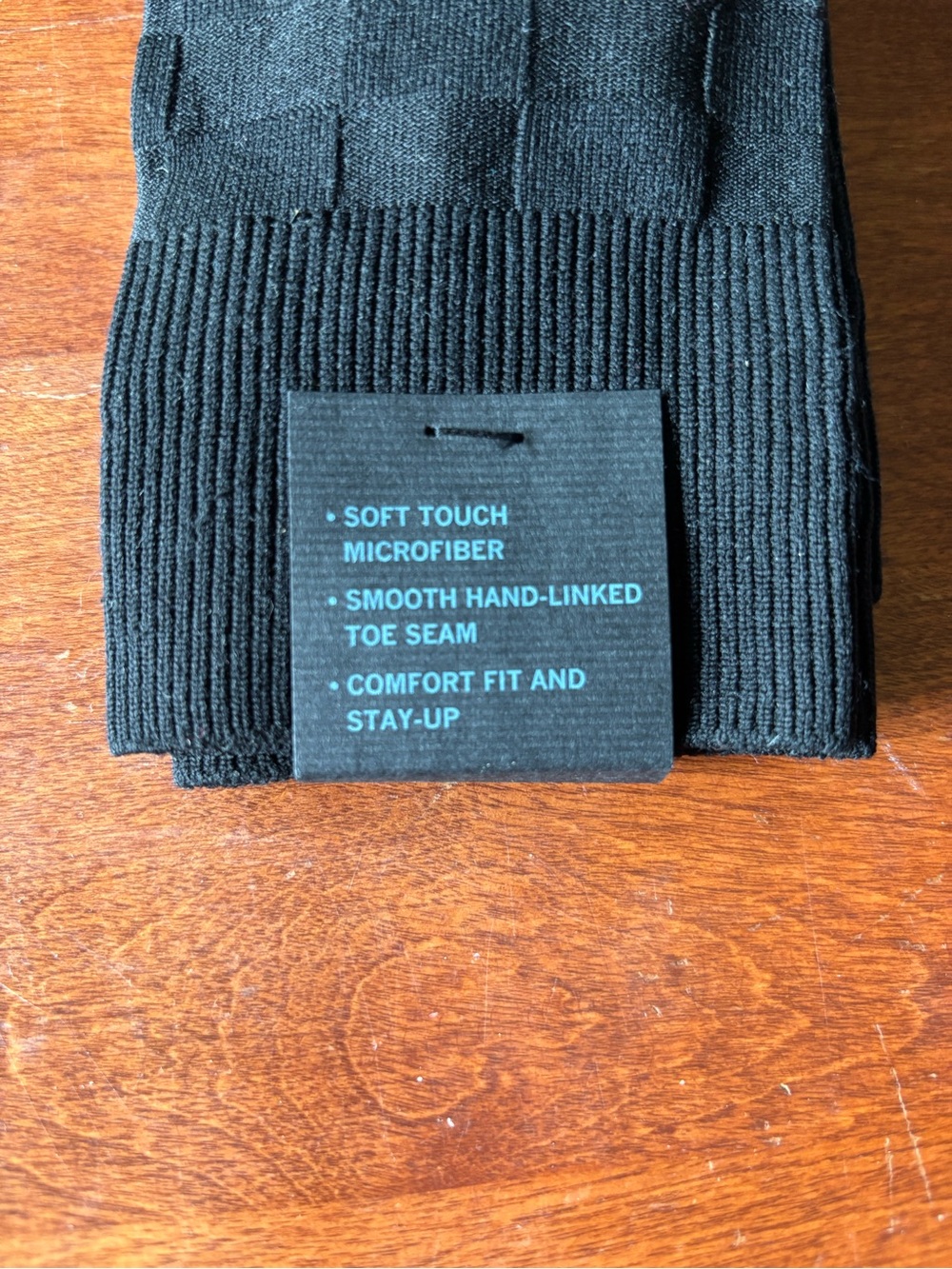 Marc Anthony Men’s Black Dress Socks set of 3 - Picture 3 of 5